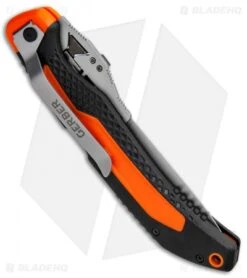 Gerber Vital Big Game Manual Folding Knife Orange ABS (3" Satin) G3053 8 Gerber Vital Big Game Manual Folding Knife Orange ABS (3" Satin) G3053 -Gerber Pro Knives.com Gerber Vital Big Game Maual Orange ABS Satin 31 003053 BHQ 73318 jr side