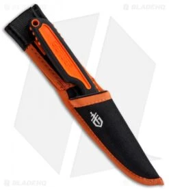 Gerber Vital Fixed Blade Knife Orange GFN (3" Satin) G3006 7 Gerber Vital Fixed Blade Knife Orange GFN (3" Satin) G3006 -Gerber Pro Knives.com Gerber Vital Fixed Blade Orange GFN Satin 31 003006 BHQ 53930 jr sheath