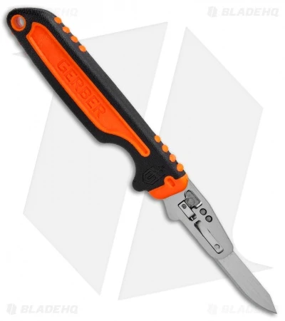 Gerber Vital Fixed Blade Knife Orange GFN (3" Satin) G3006 2 Gerber Vital Fixed Blade Knife Orange GFN (3" Satin) G3006 - Image 2