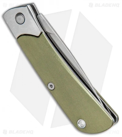 Gerber Wingtip Slip Joint Pocket Knife Green (2.375" Satin) 30-001701 3 Gerber Wingtip Slip Joint Pocket Knife Green (2.375" Satin) 30-001701 - Image 3