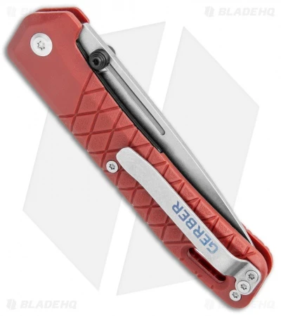Gerber Zilch Liner Lock Knife Drab Red GFN (3.1" SW) 30-001882 3 Gerber Zilch Liner Lock Knife Drab Red GFN (3.1" SW) 30-001882 - Image 3