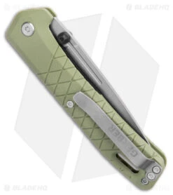 Gerber Zilch Liner Lock Knife Light Green FRN (3.1" Stonewash) 6 Gerber Zilch Liner Lock Knife Light Green FRN (3.1" Stonewash) -Gerber Pro Knives.com Gerber Zilch Liner Lock Knife Light Green FRN Stonewash BHQ 179089 kc side