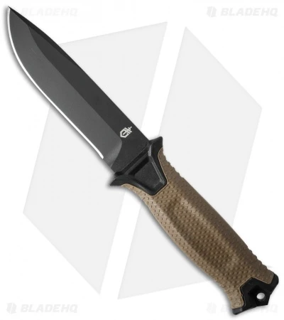 Gerber StrongArm Fixed Blade Knife Coyote Brown (4.8" Black) 30-001058 1 Gerber StrongArm Fixed Blade Knife Coyote Brown (4.8" Black) 30-001058