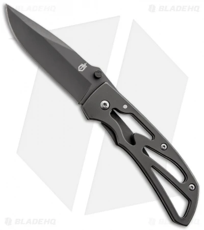 Gerber Powerframe Clip Point Frame Lock Knife (3" Gray) 22-41965 1 Gerber Powerframe Clip Point Frame Lock Knife (3" Gray) 22-41965