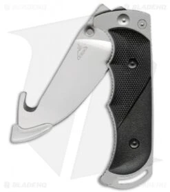 Gerber Freeman Guide Folding Knife W/ Gut Hook (3.6" Bead Blast Plain) -Gerber Pro Knives.com gerber free guide folder gut hook fine 31 000592 open