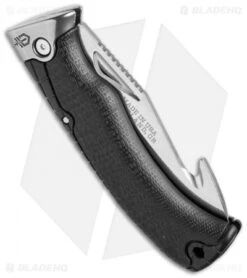 Gerber Gator Premium Folder Gut Hook Knife (3.6" Polish) 30-001086 -Gerber Pro Knives.com gerber gatorprem gh folder 30 001086n side cm