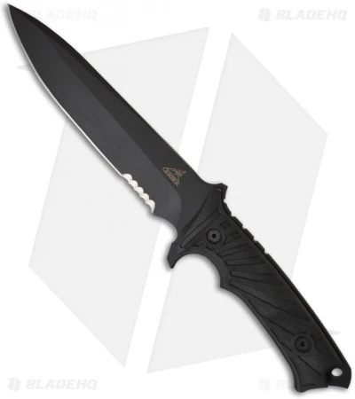 Gerber LHR Fixed Blade Combat Knife (6.87" Black Serr) 30-000183 1 Gerber LHR Fixed Blade Combat Knife (6.87" Black Serr) 30-000183