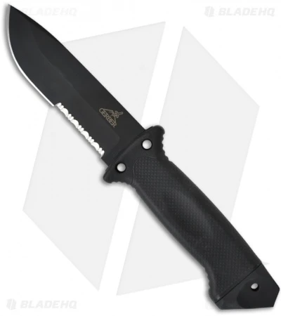 Gerber LMF II Infantry Black Fixed Blade Combat Knife (4.84" Black Serr) 1629 1 Gerber LMF II Infantry Black Fixed Blade Combat Knife (4.84" Black Serr) 1629