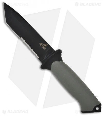 Gerber Prodigy Combat Tanto Fixed Blade Knife (4.75" Black Serr) 31-000558 1 Gerber Prodigy Combat Tanto Fixed Blade Knife (4.75" Black Serr) 31-000558