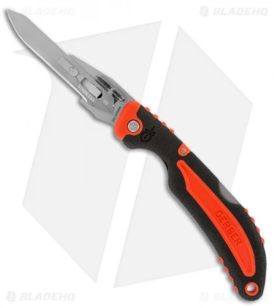 Gerber Vital Pocket Folding Knife Exchange-A-Blade Orange (2.8" Satin) 1 Gerber Vital Pocket Folding Knife Exchange-A-Blade Orange (2.8" Satin)